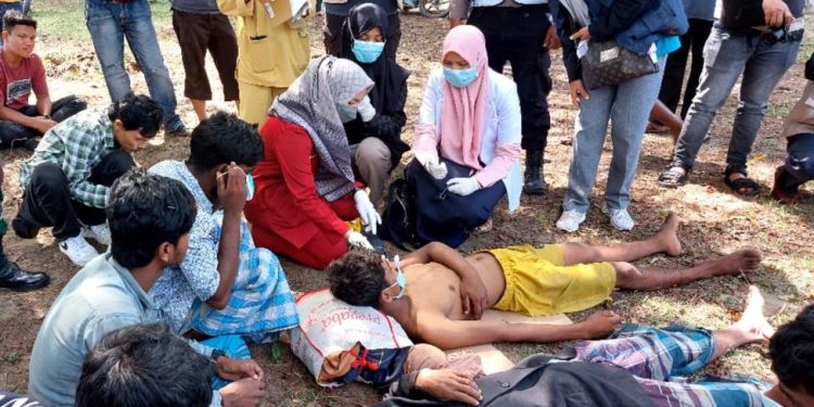Pemda Berikan Bantuan untuk Kedatangan Pengungsi Rohingya Terbaru di Aceh Besar