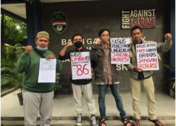 BRUIN Desak GAKKUM-KLHK Tuntaskan Kasus Pencemaran Lingkungan di Jatim