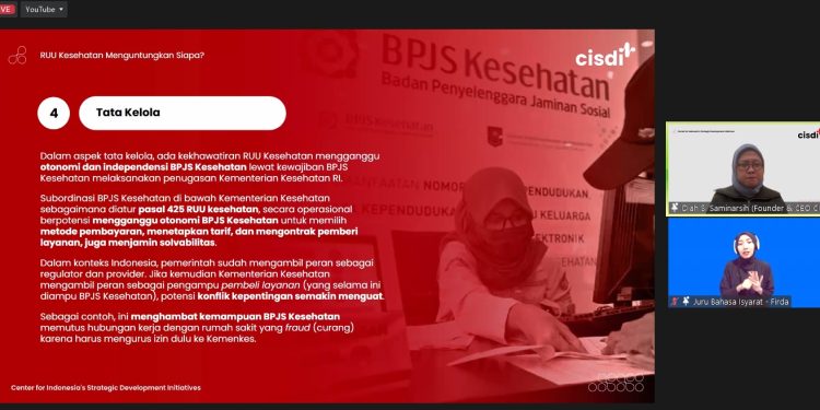 RUU KESEHATAN: Kurang Transparan, Ini Ternyata Daftar Inventarisasi Masalah