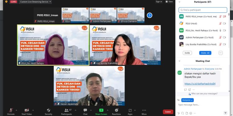 Pentingnya Upaya Pencegahan dan Deteksi Dini Kanker Tiroid