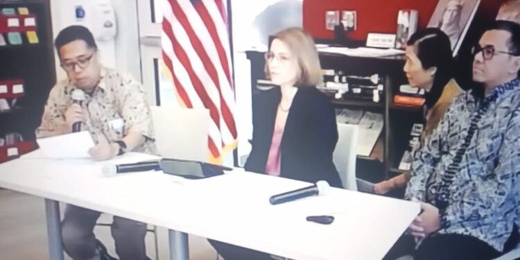 Konferensi pers Kedutaan Besar Amerika Serikat perihal Tuberkolosis di Indonesia. Dok. Prohealth.id
