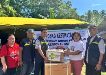 ERUPSI GUNUNGAPI RUANG: Reaksi Cepat Puskris Kesehatan