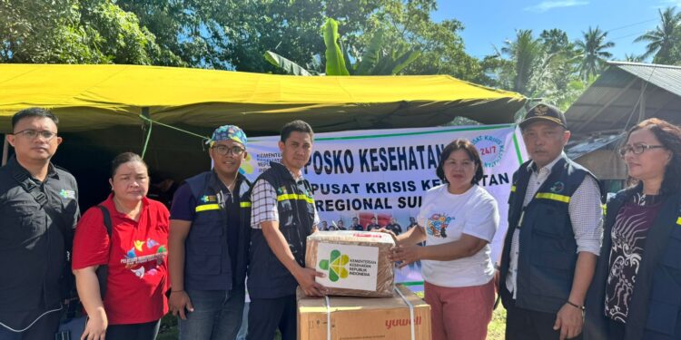 ERUPSI GUNUNGAPI RUANG: Reaksi Cepat Puskris Kesehatan