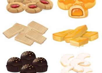 Ilustrasi kue lebaran. (Sumber Pinterest)