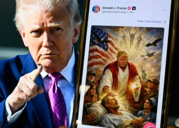 Wakil Presiden Katolik Bicara Gambar Trump Mirip Yesus