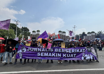 Jurnalis Turun Jalan May Day, Soroti Upah Tak Layak hingga Status Kerja