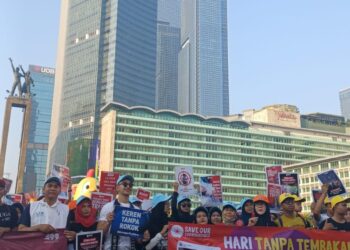 Koalisi SOS Rayakan Hari Tanpa Tembakau Sedunia di Car Free Day Jakarta