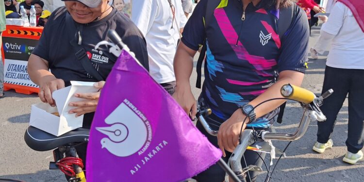 AJI Jakarta Rayakan Hari Tanpa Tembakau Sedunia, Bersepeda Kalibata-Bundaran HI