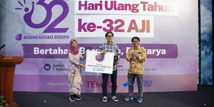 Jurnalis Persma Didaktika UNJ Raih Ahmad Taufik Award dari AJI