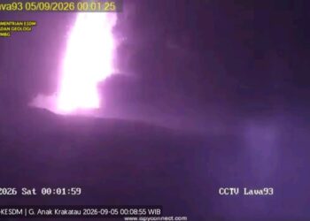 Erupsi Anak Krakatau, BNPB Imbau Masyarakat Tenang dan Waspada