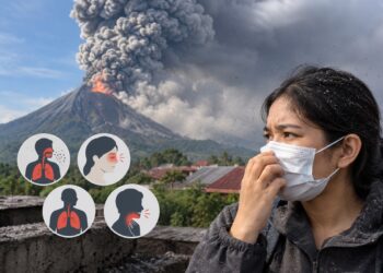 Apa yang Harus Dilakukan Jika Kena Abu Vulkanik Anak Krakatau