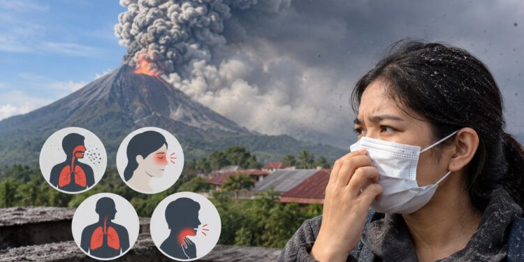 Apa yang Harus Dilakukan Jika Kena Abu Vulkanik Anak Krakatau